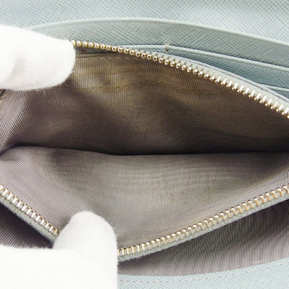 PRADA Purse Wallet ribbon Safi Arno leather Authentic uesd - Picture 4 of 8